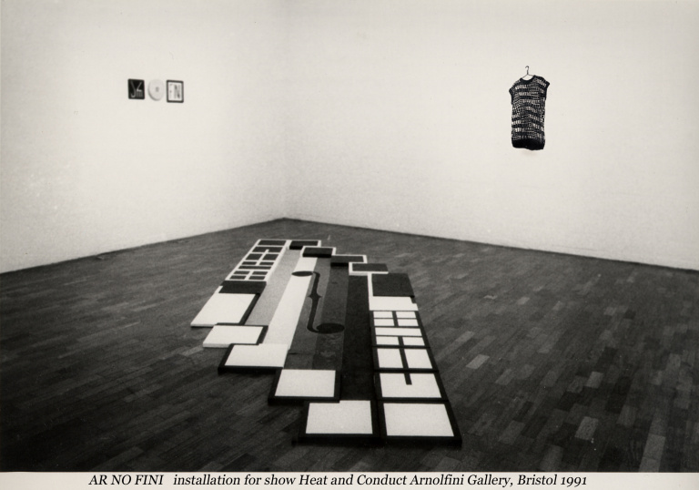 AR NO FINI, an installation in Arnolfini Gallery. Bristol, UK, 1991.
