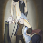 Descent from the Cross. 1966. Oil, canvas. 188X107