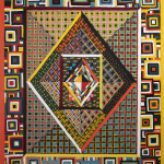 The Carpet, 1995. Oil, orgalite. 54X64