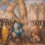 Jerusalem. 2014. Oil on canvas. 93x102