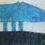 Kako Topuria - "The Blue Animal" Oil on canvas, 114 x 146