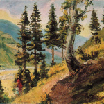 Kvishkheti Landscape. 1932. Oil on canvas.