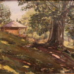 მხატვრის სახლი. 1937. ტილო, ზეთი.