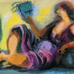 Judith. Oil on canvas. 70X110