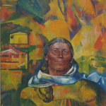 Farmer Woman. 1970. Oil on canvas