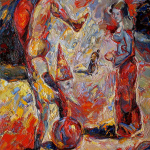 Old Acrobat. Three. 2006. Oil on canvas. 85x65