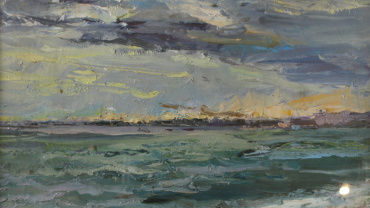Silver Sea. 1952. Oil on Canvas. 41/33