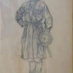 Costume sketches, pencil on paper, 45X30, 1927