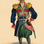 Mengralian Count. colour lithograph