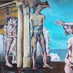„ემოციური ხსნა“ ტილო, აკრილი. 200x160cm. 2025