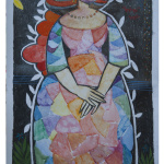 Untitled. 2015. Mixed media on paper. 100 x 62 cm