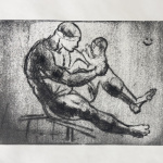 "Pastime" (Etching, Paper, 2026);