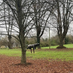 "Leville Horse Torso 'Freedom'" Leville Estate, France (Steel, 2023);