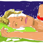 Self-Portrait (iPad drawing, 2023)