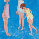 „კლასობანა“ (ქაღალდი, ფანქარი, 1965);